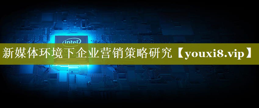 新媒体环境下企业营销策略研究