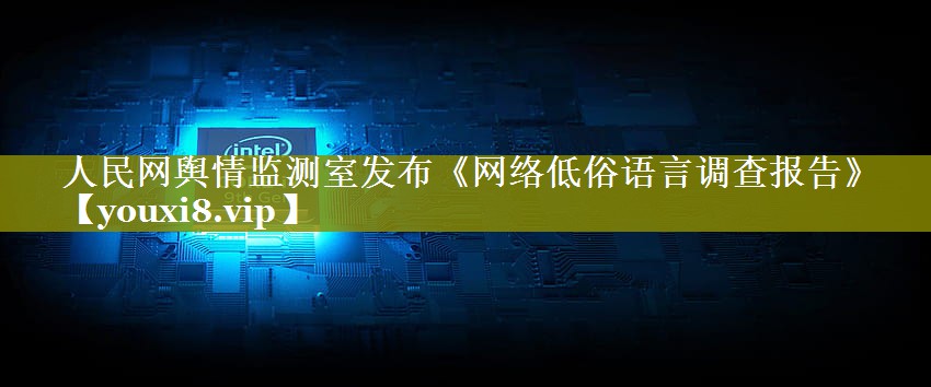 人民网舆情监测室发布《网络低俗语言调查报告》